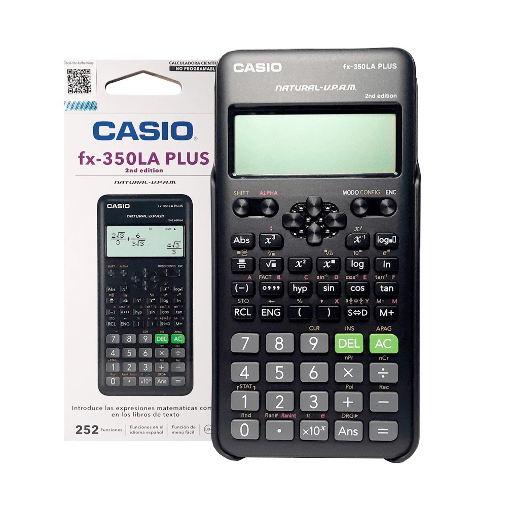 CALCULADORA CIENTIFICA CASIO FX350LAPLUS