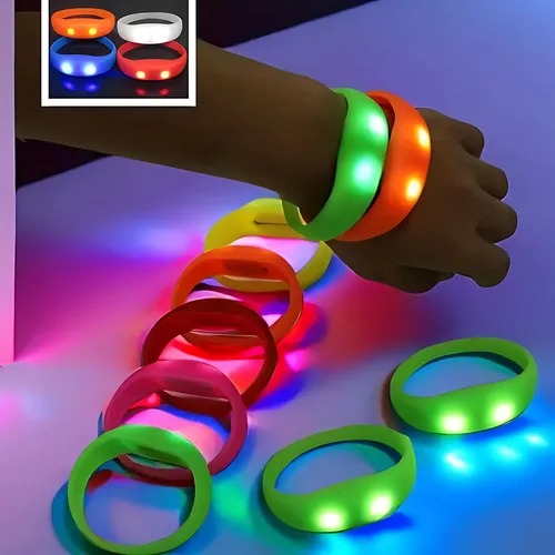 LUMINOSO LED PULSERA SILICONA 3 FREC