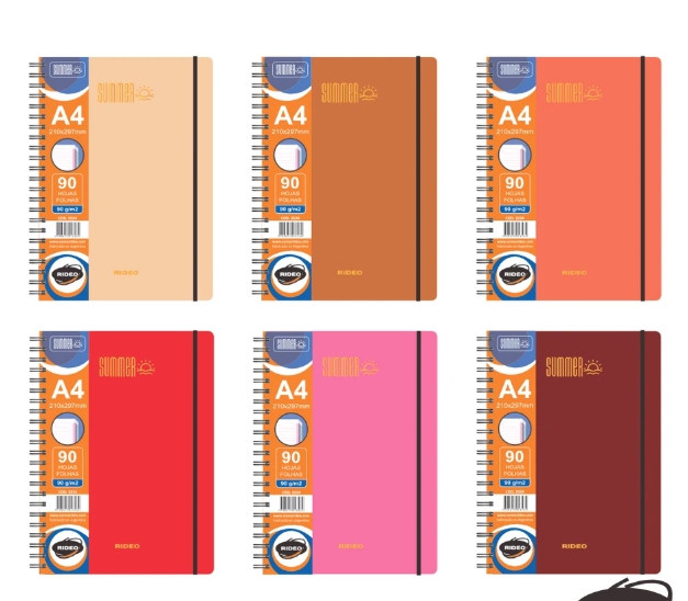 CUADERNO A4 RIDEO PPP SUMMER X90HJS=