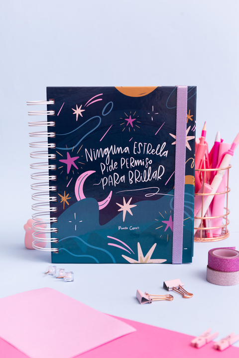 CUADERNO A5 BE POSITIVE  BRILLAR