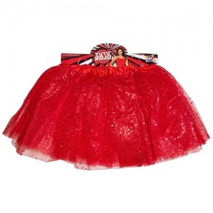 TUTU GLITTER ADULTO P.STORE ROJO