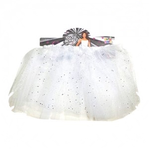 TUTU GLITTER ADULTO P.STORE BLANCO
