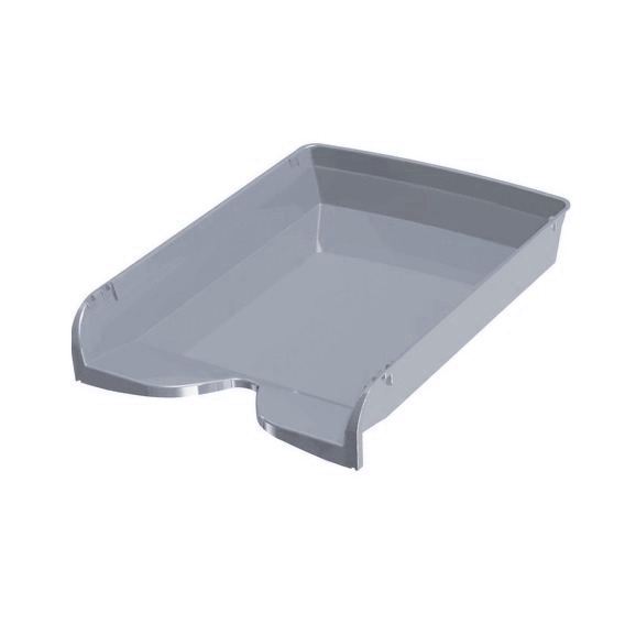 BANDEJA APILABLE PIZZINI A4 GRIS ART801G