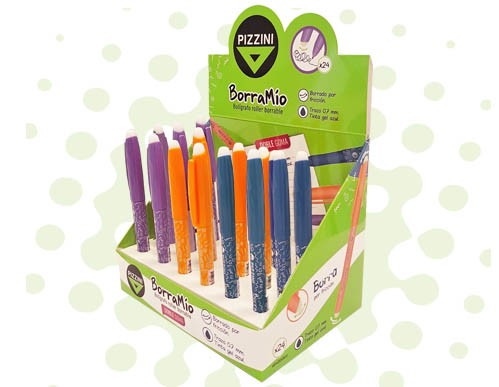 BOLIGRAFO BORRABLE PIZZINI X24 DISPLAY