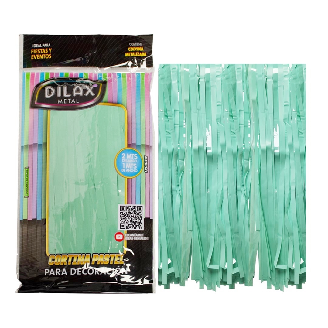 CORTINA DILAX PASTEL VERDE