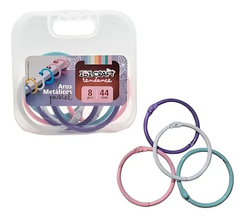 ARO CARPETA 44 X8PCS IBICO PASTEL