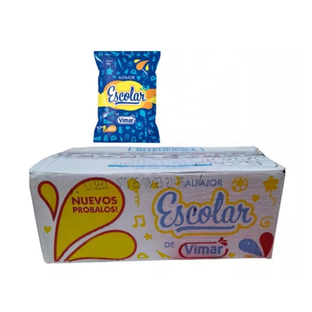 ALFAJOR VIMAR ESCOLAR X60 LECHE