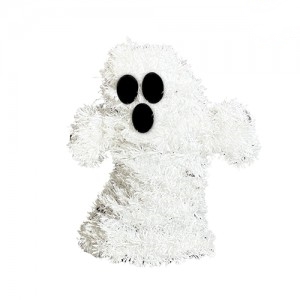 COLGANTE P.S 3D FANTASMA TINSEL BLANCO