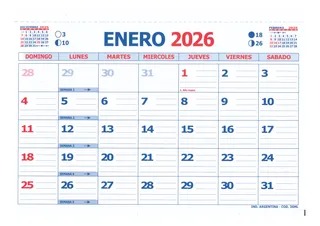 ALMANAQUE 2026 23X32.5