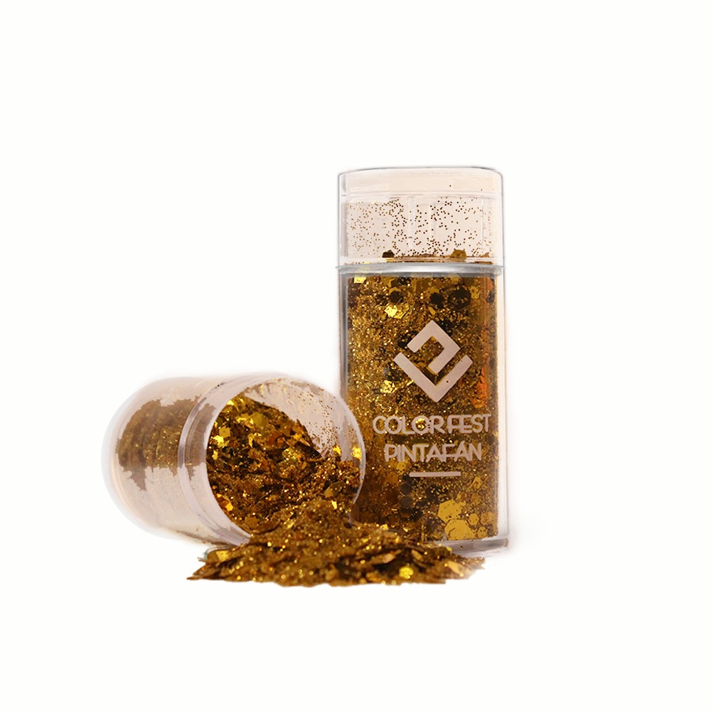 MAQUILLAJE PINTAFAN ESCAMAS ORO 995-02