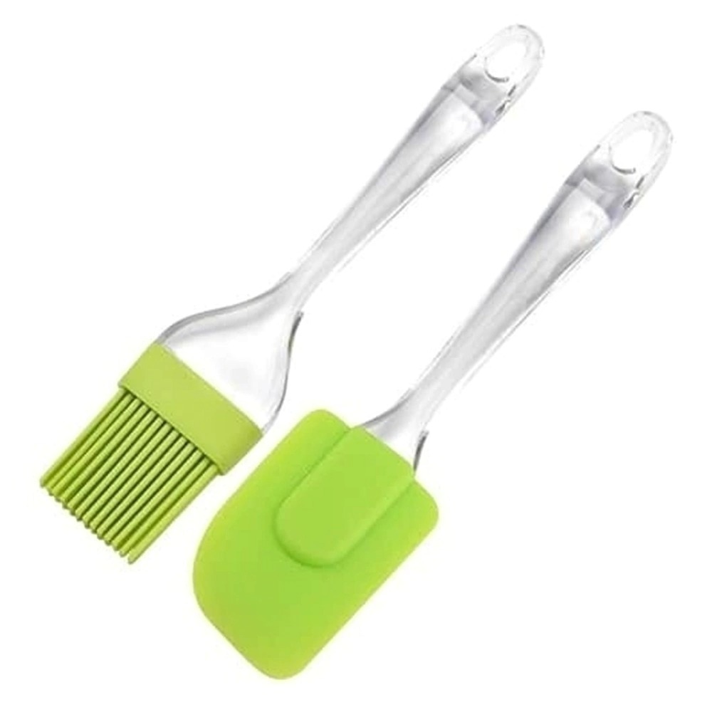 ESPATULA SILICONA + PINCEL 23 CM