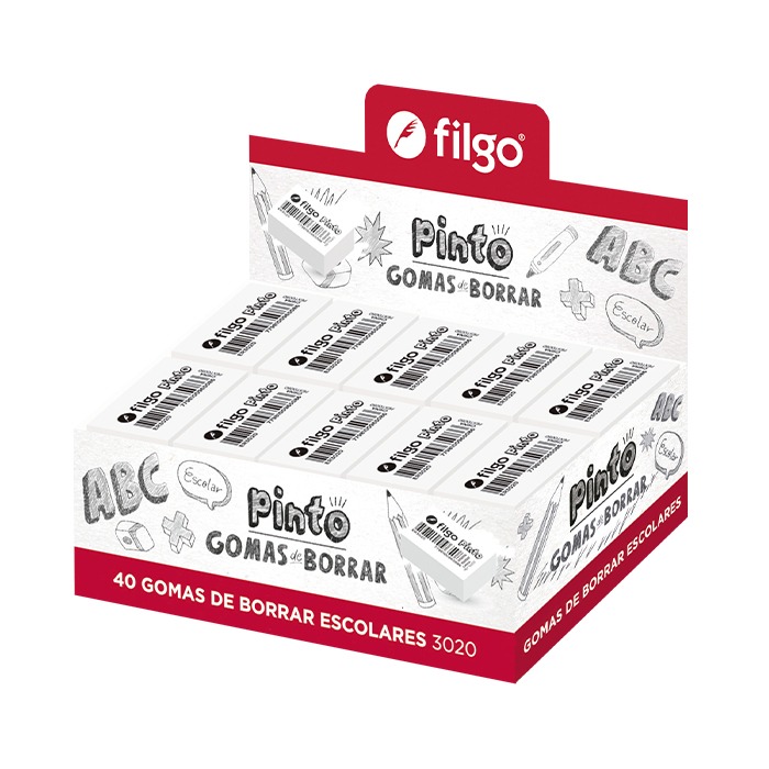 GOMA LAPIZ FILGO 3020 CAJx40