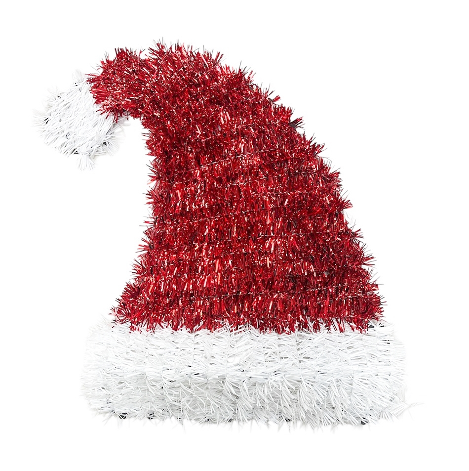 ADORNO NAVIDEÑO GORRO PAPA NOEL 27x25