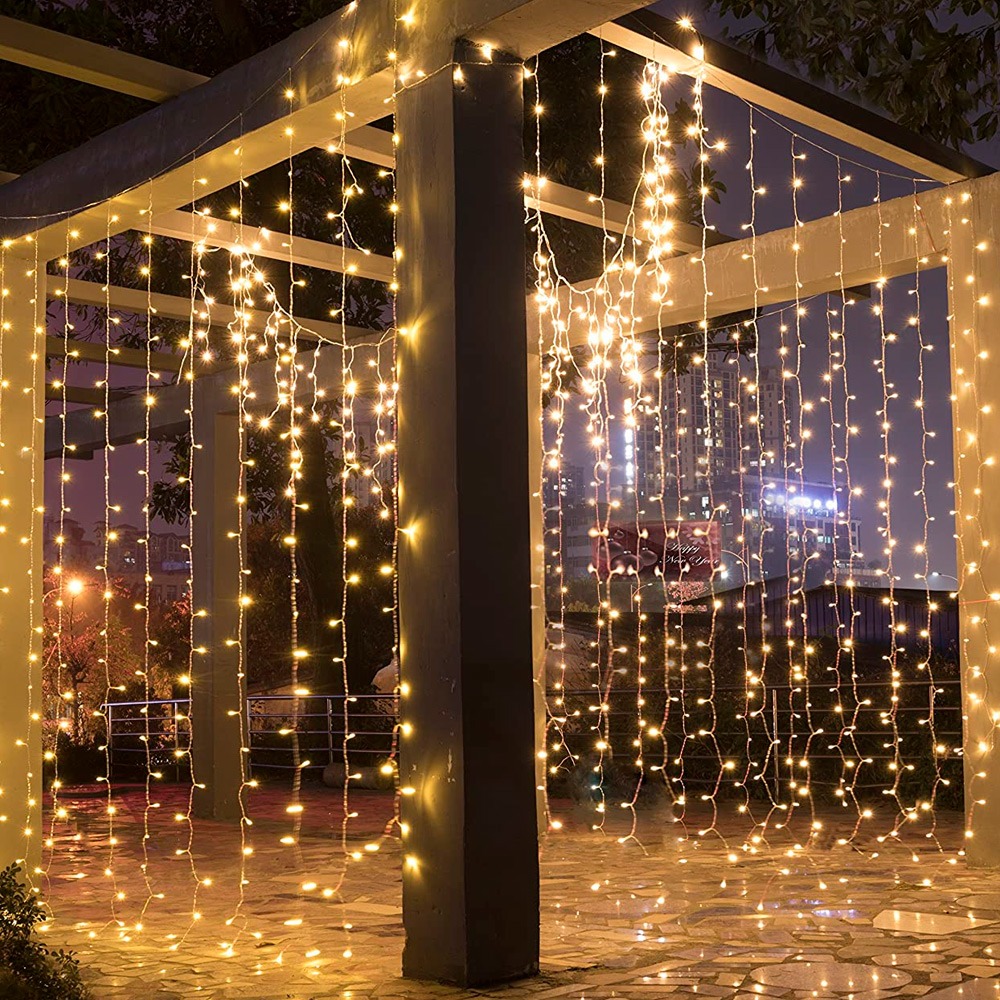 LUCES CORTINA LED 192 2.5x2.5 CALIDA