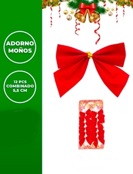 MOÑO x12 ROJO AFELPADO N496