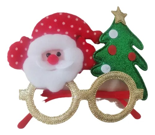 ANTEOJO NAVIDAD PAPA NOEL Y PINO