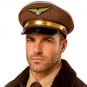 SOMBRERO AVIADOR MARRON P.STORE GO056