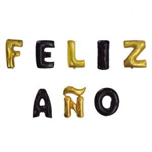 GLOBO LETRA FELIZ AÑO P.STORE GMSETFA