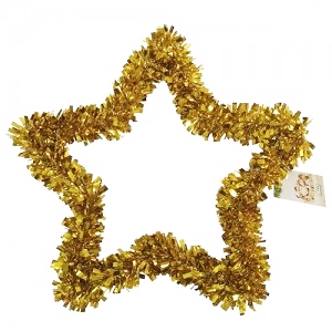 DECO NAVIDAD ESTRELLA ORO  NA134 28CM
