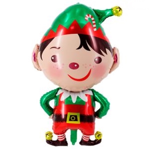 GLOBO METALIZADO NAVIDAD P.S ELFO F039