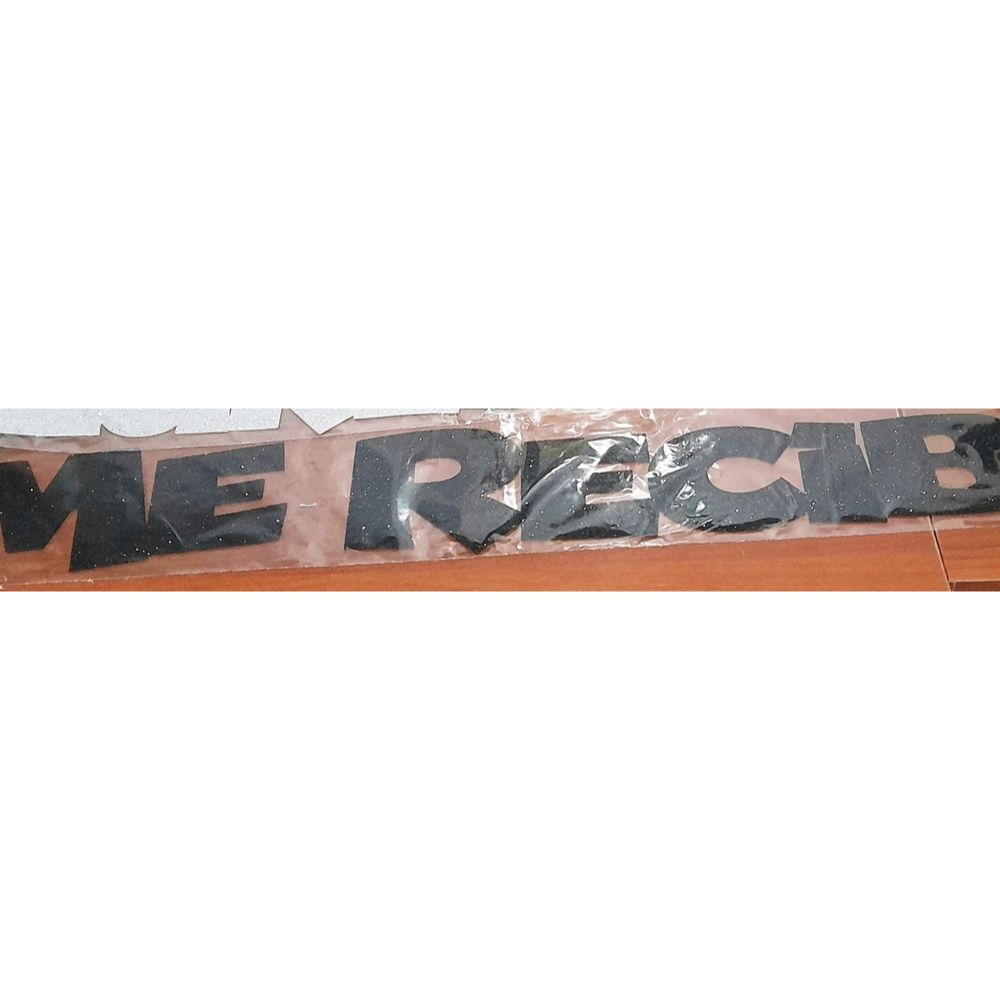 FRASE GLITTER ME RECIBI