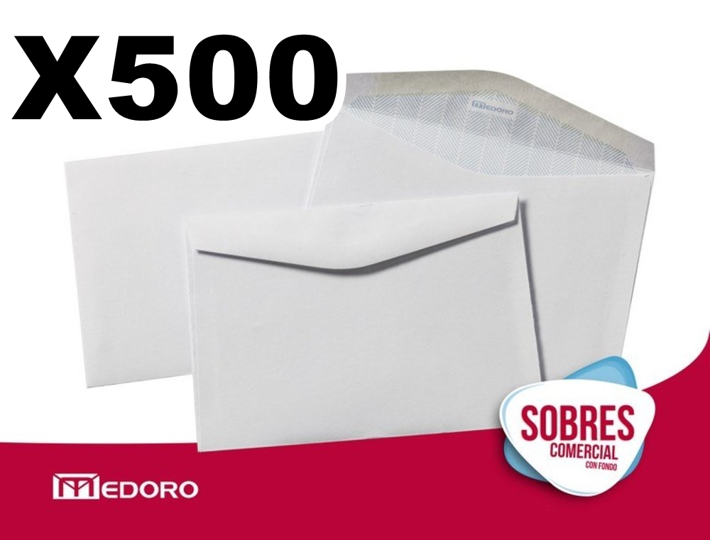 SOBRE 1500 CAJA X500 11.4x16.2 cm