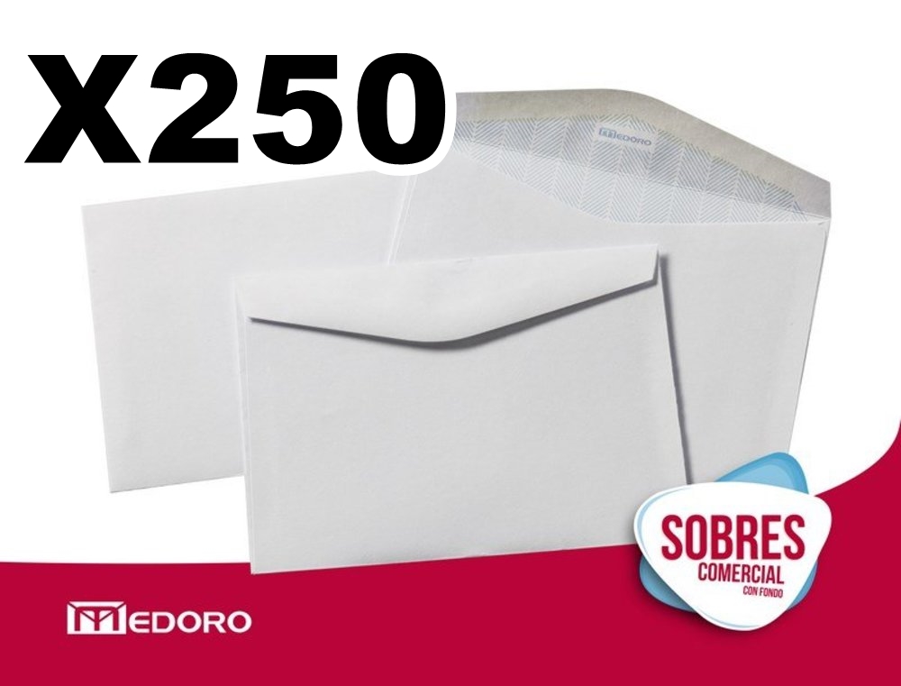SOBRE 1240 CAJA X250 7x10.5 cm