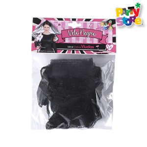 VELO DE VIUDA P.STORE NEGRO ACC25
