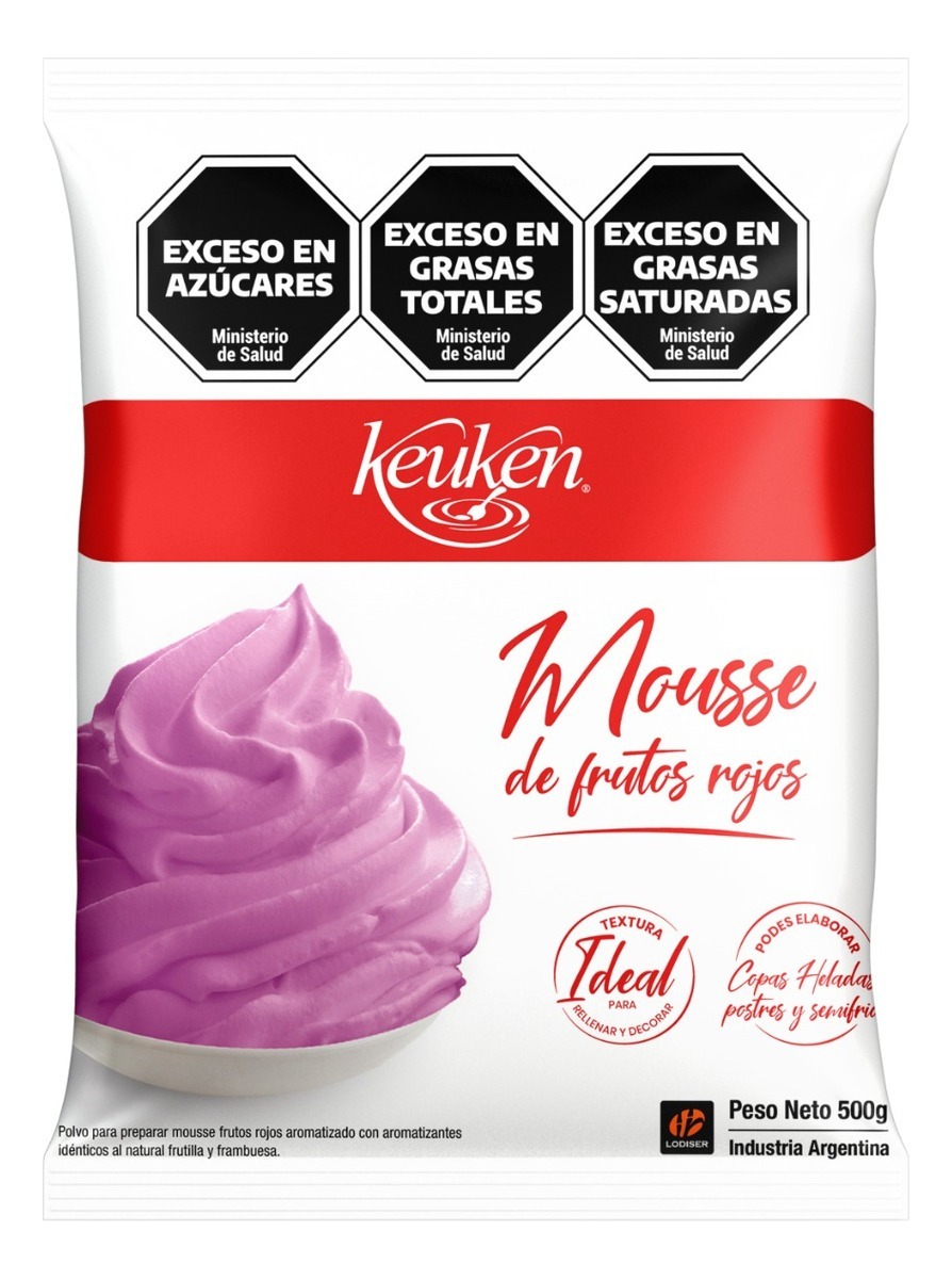 MOUSSE DE FRUTOS ROJOS KEUKEN x500GR