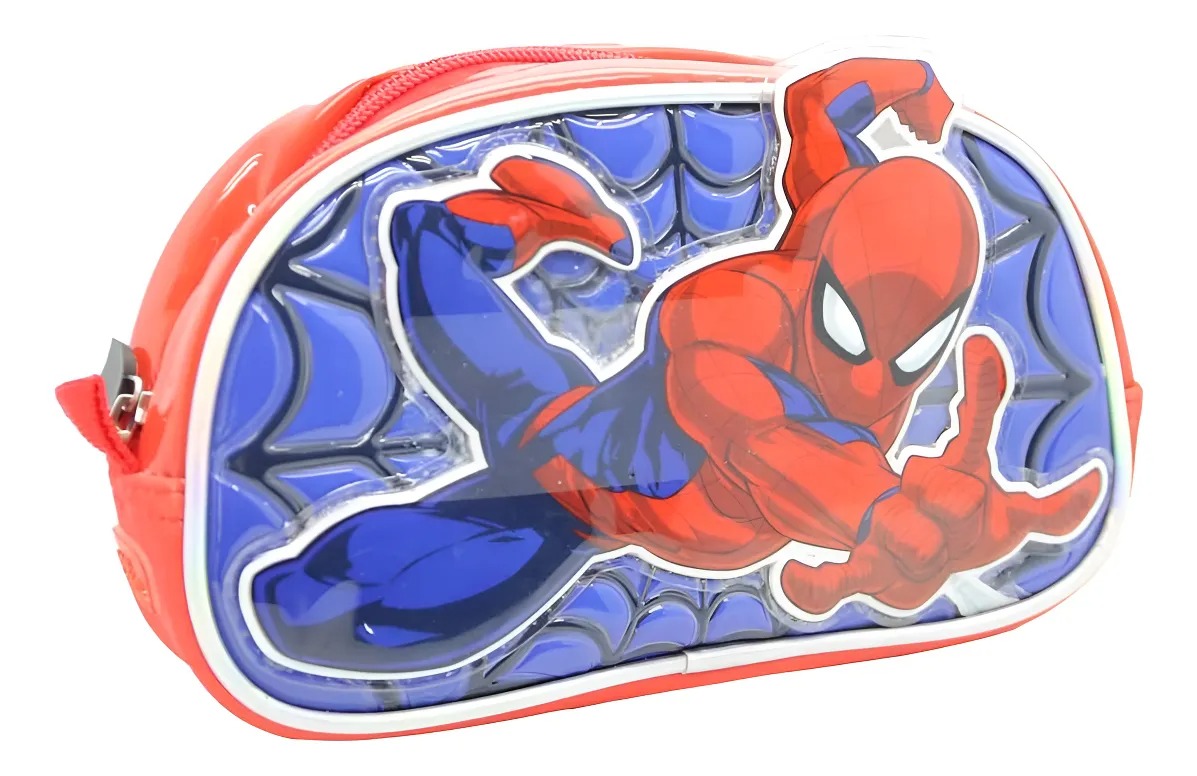 CARTUCHERA 1 CIERRE CRESKO 3D SPIDER MAN