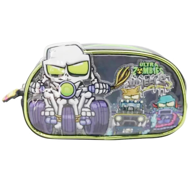 CARTUCHERA 1 CIERRE CRESKO 3D ZOMBIES