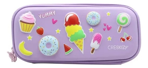 CARTUCHERA 1 CIERRE CRESKO 3D YUMMY
