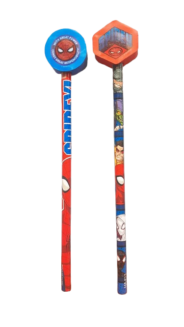 LAPIZ C/GOMA CRESKO SPIDER MAN