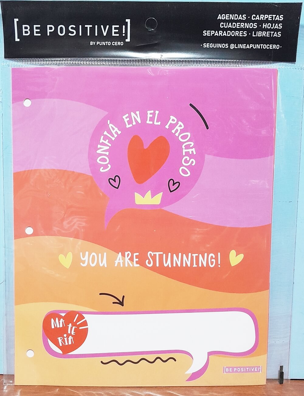 ASIGNATURA Nº3 BE POSITIVE X6 LOVE