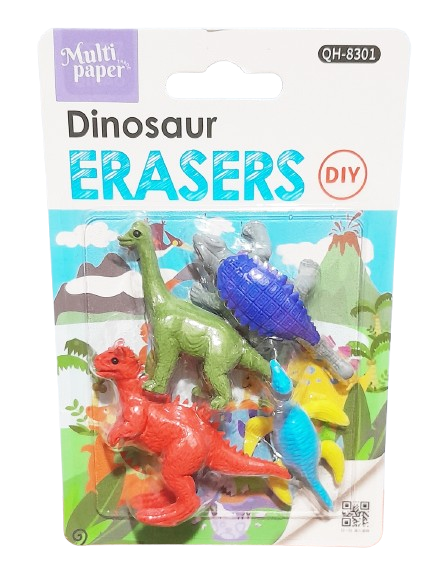 GOMA LAPIZ FORMITA DINO X4