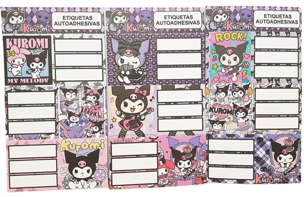 ETIQUETA NORCA ECO X3 KUROMI