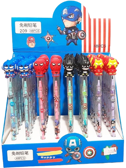 LAPIZ PORTAMINA INTERCAMBIABLE MARVEL