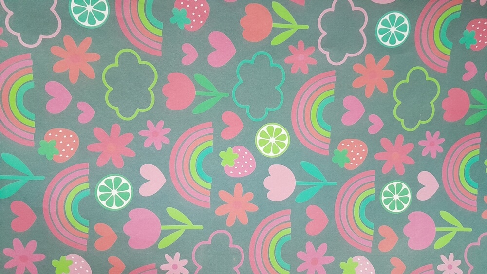 PAPEL AFICHE FSIA MURESCO FRUTILLA Y ARC