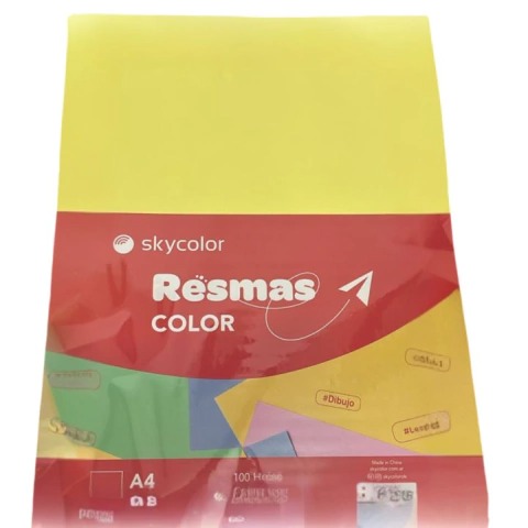 RESMA A4 COLOR 70gr x100HJS SKYCOLOR