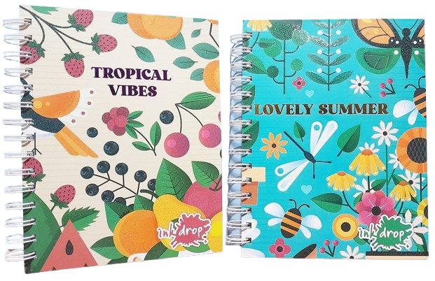 CUADERNO A5 INKDROP X100HJS = LOVELY