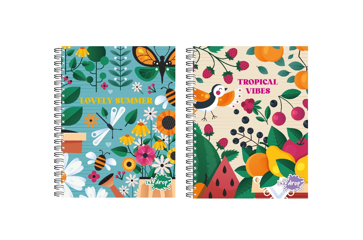 CUADERNO A4 INKDROP X100HJS = LOVELY