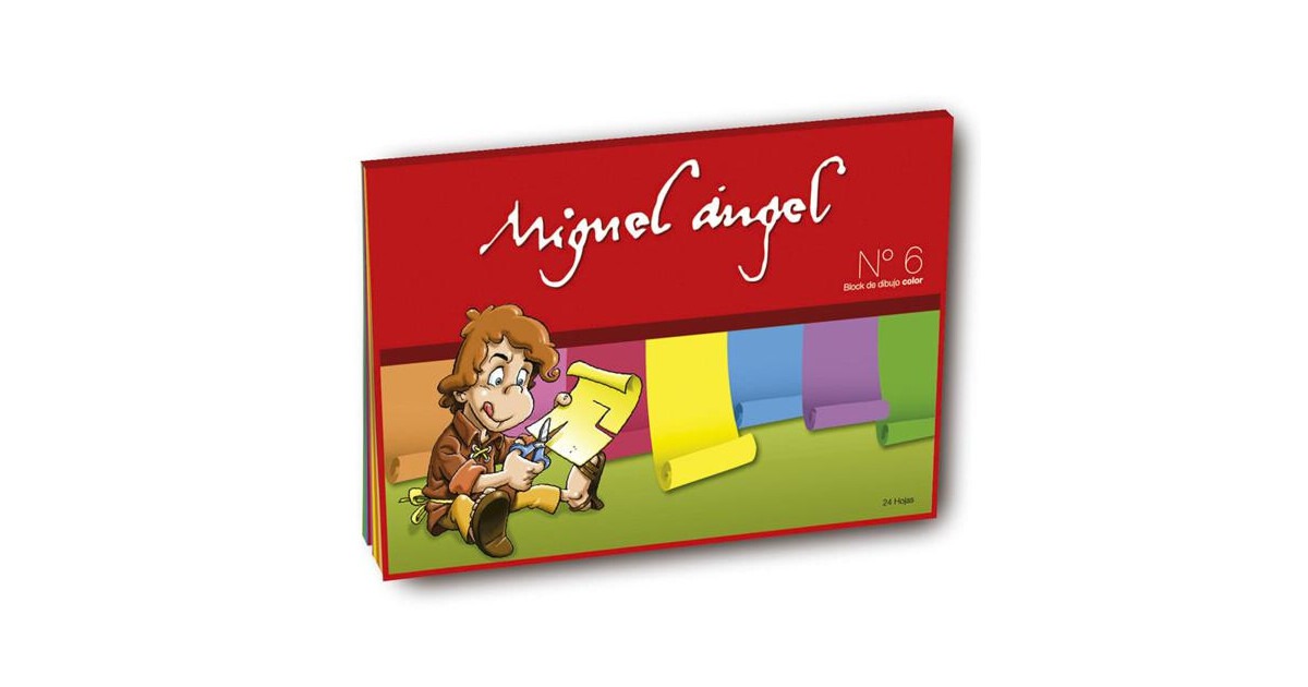 BLOCK DE DIBUJO Nº6 COLOR MIGUELANG X24