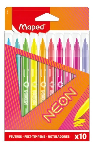 FIBRA MAPED NEON X10