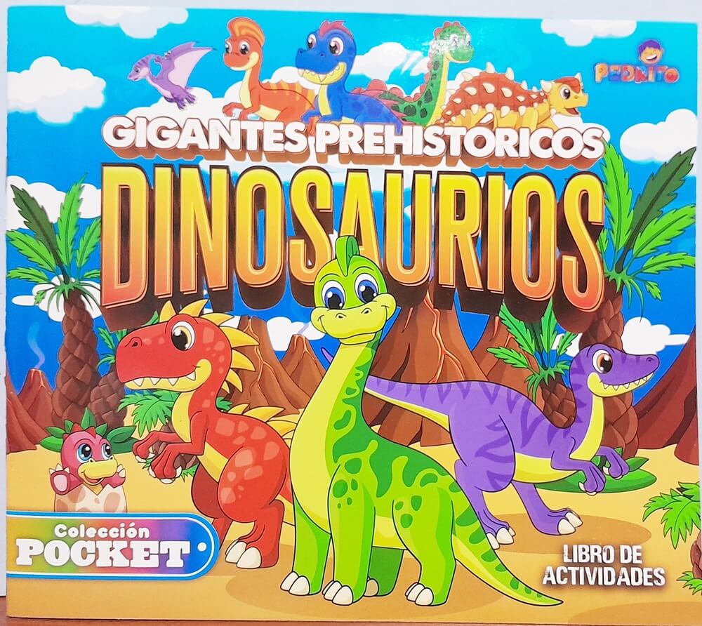 LIBRO DE COLOREAR DINOSAURIO