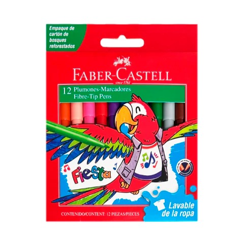 FIBRA FABER CASTELL FIESTA X12