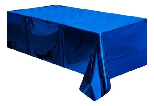 MANTEL METALIZADO AZUL LC221 1.37x1.83