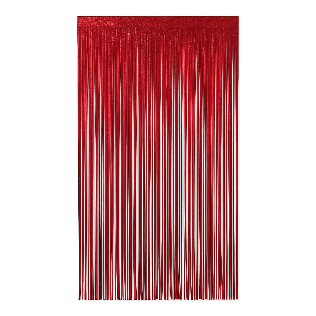 CORTINA GIBREADA ROJO LC-212