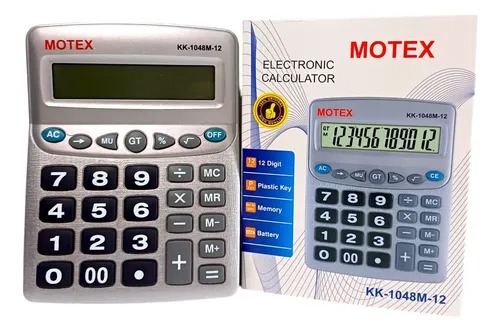 CALCULADORA MOTEX KK1048M12
