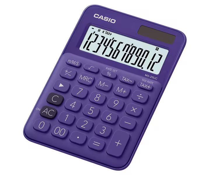 CALCULADORA CASIO MS20UC AZUL