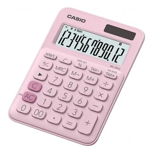 CALCULADORA CASIO MS20UC ROSA